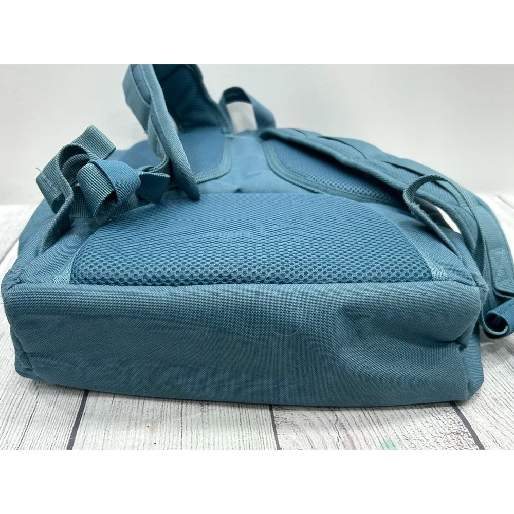 Herschel Little America Mid Volume Backpack Blue‎ Brown Leather Straps Preppy - Picture 9 of 14